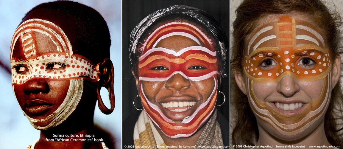 African Face Decoration