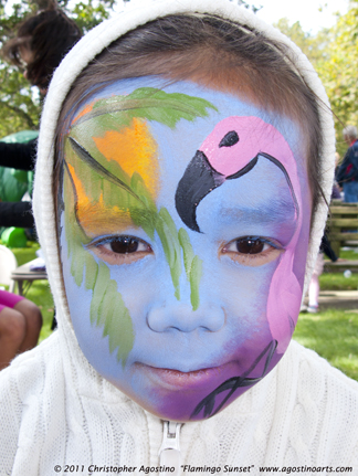 FlamingoSunset_110918_agostinoarts_facepainting