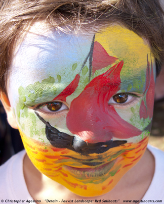 facepainting_DERAIN_FAUVISTREDSAILBOAT_111009_agostinoarts