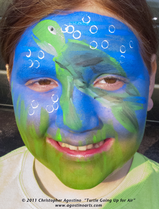 facepainting_TURTLEGOINGUP_111009_agostinoarts