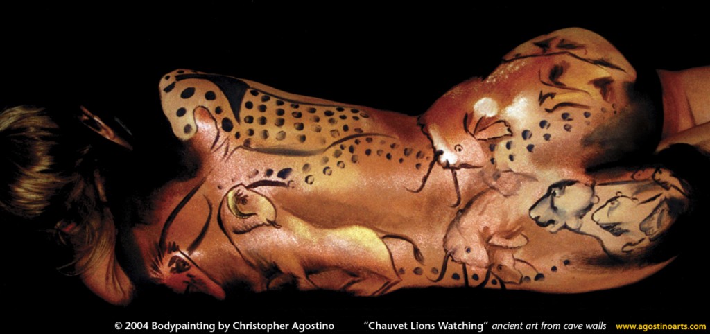 body_painting_7cavepainting_ChauvetLions_agostinoarts