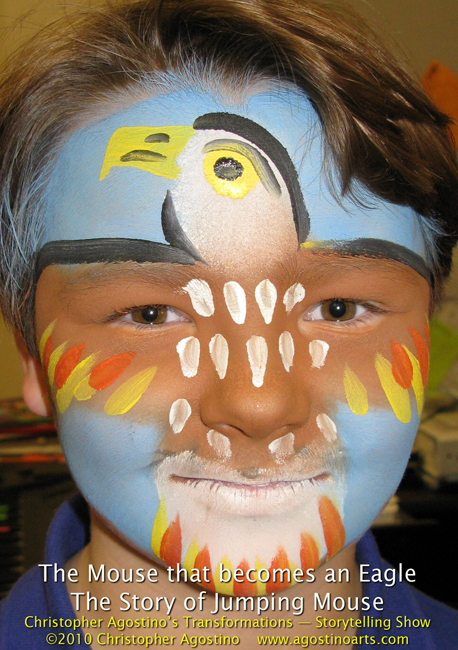 face_painting_storytelling_JumpingMouseEagle_agostinoarts