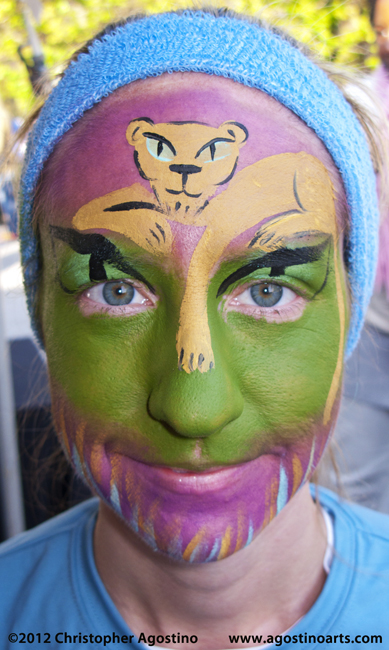 face_painting_lion_forehead2_120428_agostinoarts