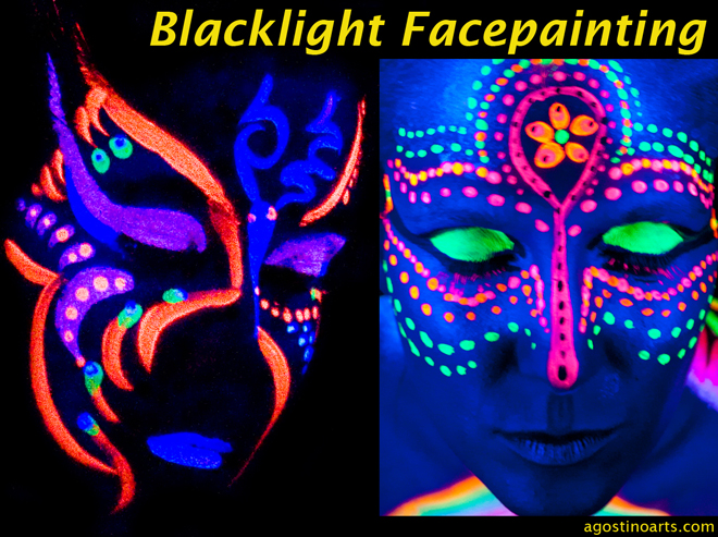 Night Club Entertainment Ideas: UV Body Painting, Paint Drumming,  Blacklight Rental, + more