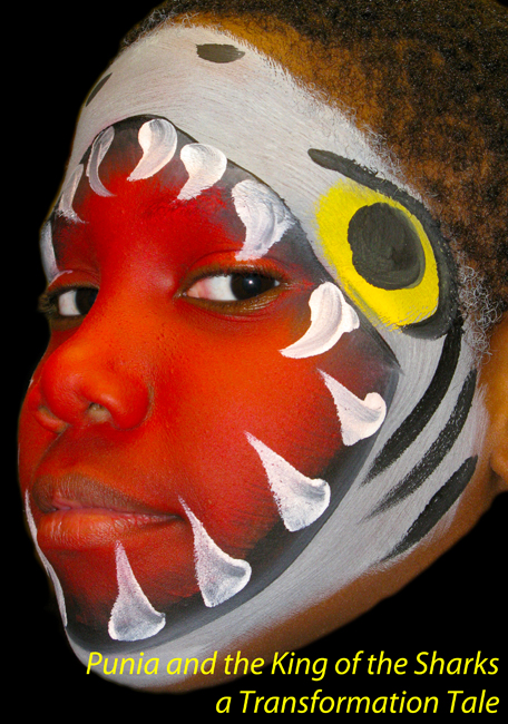 Face Painting Storytelling Puniashark Agostinoarts Agostino Arts