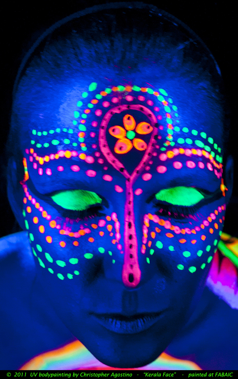 Wicked Costumes PaintGlow Neon UV Face & Body Paint Black